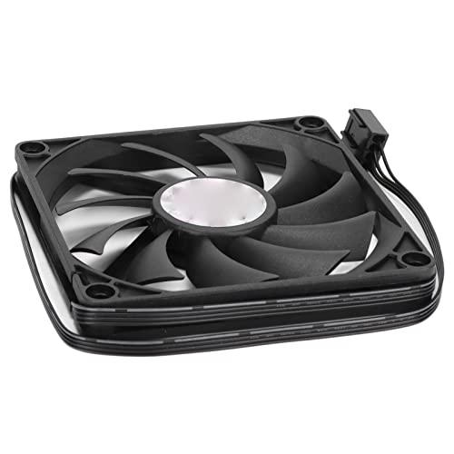 Greensen PWM -Kühlventilator Dünn 4 Pin Schnellhitze -Dissipationventilator für Computer Chassis, Großes Luftvolumen für Hydro Material der Automobilindustrie 12V, Schraubenbeutel Enthalten von Greensen