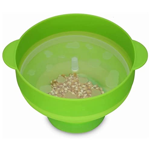 Greensen Silikon -Mikrowelle Popcorn Popper Zusammenklappbarer Schüssel mit Griff Deckel für Reisende College -Schlafsaals Küchenofen Safe Lebensmittelqualität BPA Greensen Silikon -Mikrowelle Popcorn Popper Zusammenklappbarer Schüssel mit Griff Deckel für Reisende College -Schlafsaals Küchenofen Safe Lebensmittelqualität BPA von Greensen