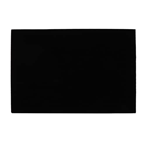 Greensen Weiche Samteinlage, 10 Stück, Selbstklebende Schwarze Flockeinlage für Schmuck, Schubladen, Bastelschränke, DIY-Kunsthandwerk, 29,5 X 21 cm von Greensen