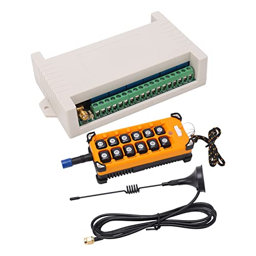 Greensen Industrieller Codierungscontroller Tb450 Relais-Kit Encoder Rf34C12 Rc44B12 12-Kanal-Controller-Relais-Kit Stromschalter (DC12V) von Greensen