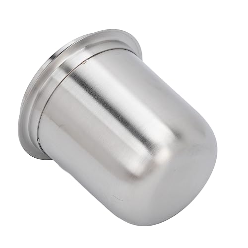 Kaffee Dosierbecher 58mm Dosing Cup 150ml aus Edelstahl freihändig universell Kaffee Siebträger Dosierbecher für Kaffeemaschinen (Silberfarbe) von Greensen