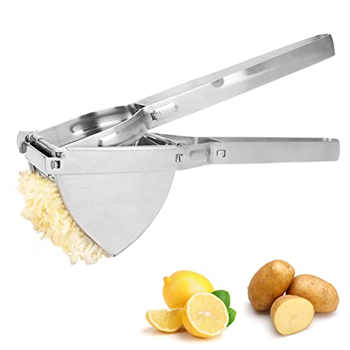 Kartoffelpresse Edelstahl Rostfrei Spätzlepresse Professionelle Spätzlechef mit Pinsel Kartoffelquetsche Presse Ricer für Kartoffelpüree Obstsäfte Gemüsebrei Püree von Greensen