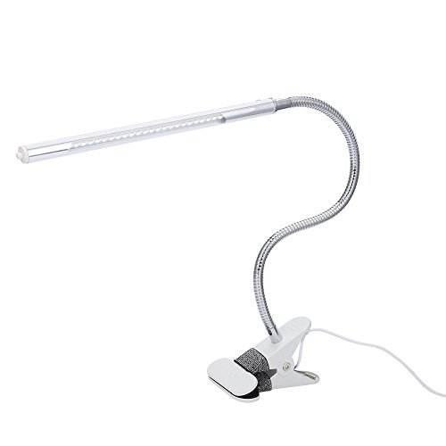 Klemmleuchte, LED Leselampe Buch Klemme Buchlampe USB Kosmetiklampe Verstellbare Schreibtischlampe 360 Grad Gedreht Metallschlauch Tischlampen für Wohnzimmer Schlafzimmer Arbeitszimmer Büro von Greensen