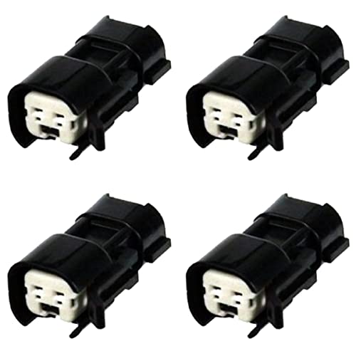 KFZ Ersatz Stecker – Einspritzdüse Benziner – 4 x Adapter BOS EV6 (Female) auf NIP-DEN (Male) von Greenspirits