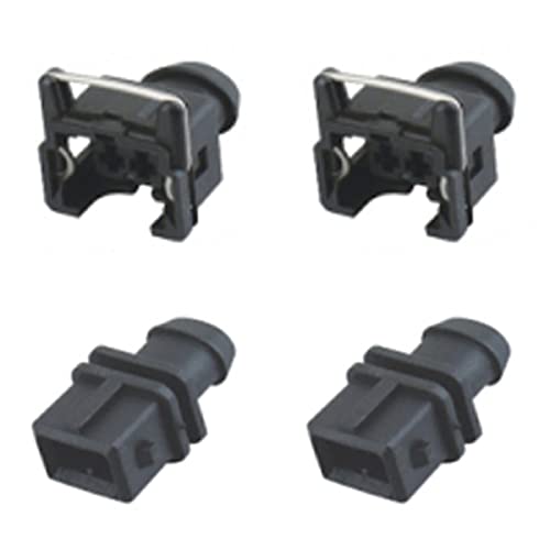 Greenspirits BOS EV1 SHORT - Einspritzdüsen Ersatz Stecker - 1287013003, 1 287 013 003, 827551-3 - Metall, Nadelventil - KFZ-Stecker - Einspritzdüse - Schwarz von ZOUXO