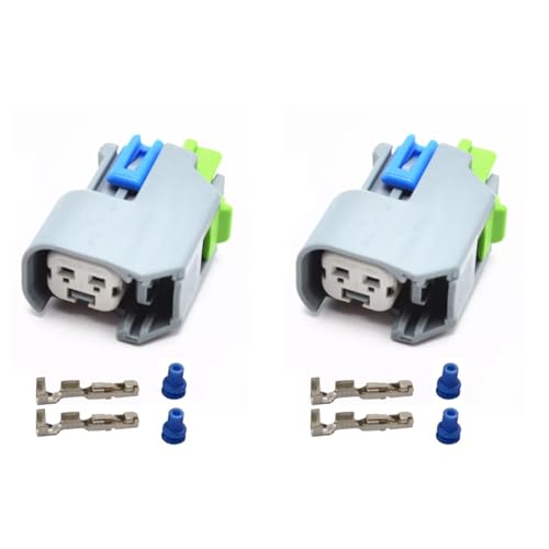KFZ Ersatz Stecker – Einspritzdüse Benziner – BOS EV6 / EV14 GRAY (2 x FEMALE) 15419715, 72098-06, 34062-0047 Motor Scheinwerfer Rückfahrscheinwerfer Warnblinkanlage Temperaturfühler Druckfühler von Greenspirits