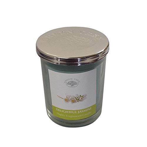 Green Tree Geurkaars Delightful Jasmine Glas - 200g zu von Greentree