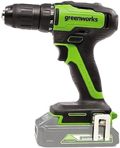 Greenworks 24V bürstenlose Drill 35Nm, 40pcs drill bits, mit 2x2Ah Batterie/Ladegerät von Greenworks