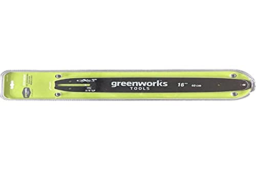 Greenworks Führungsschiene für Kettensäge (40cm Ersatzschwert passend für die Kettensägen GD40CS40 und GD40CS18 aus der 40V Serie von Greenworks) von Greenworks