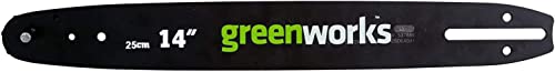 Greenworks Original Führungsschiene für Kettensäge (25 cm Ersatzschienen geeignet für die Kettensägen GD40TCS der 40V Serie von Greenworks) Greenworks Original Führungsschiene für Kettensäge (25 cm Ersatzschienen geeignet für die Kettensägen GD40TCS der 40V Serie von Greenworks) von Greenworks