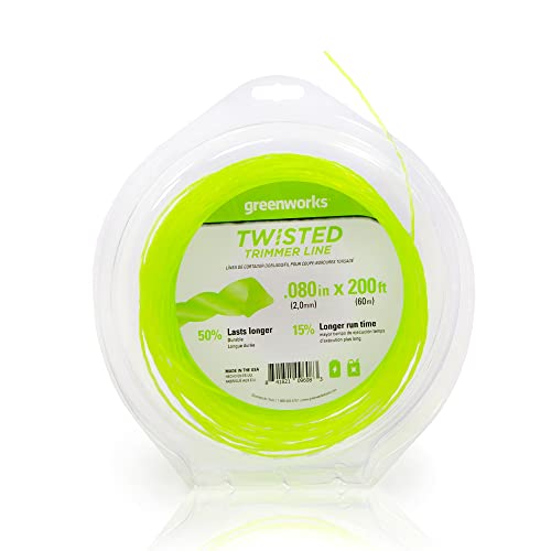 Greenworks 0,2 cm gedreht, 6,4 m von Greenworks