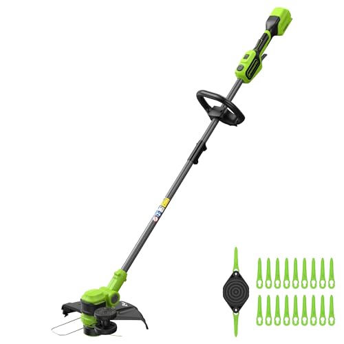 Greenworks 24V Rasentrimmer Mit Akku, 33 cm Schnittbreite, 90° Dreh- und Neigbarer Motorkopf, inkl. Fadenspule & 20 Kunststoffklingen, Ohne Akku & Ladegerät, Akku Rasentrimmer Greenworks 24V Rasentrimmer Mit Akku, 33 cm Schnittbreite, 90° Dreh- und Neigbarer Motorkopf, inkl. Fadenspule & 20 Kunststoffklingen, Ohne Akku & Ladegerät, Akku Rasentrimmer von Greenworks