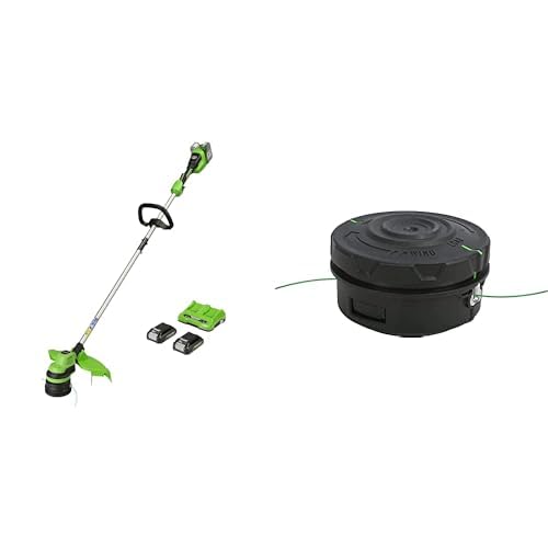 Greenworks Akku-Rasentrimmer + Trimmerkopf 2mm Fadendurchmesser von Greenworks