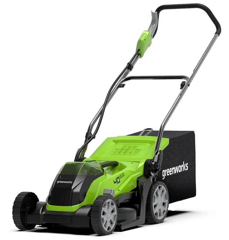 Greenworks Akkurasenmäher Greenworks Rasenmäher 48V 41cm G48LM41K2x mit 2x2Ah Akku von Greenworks