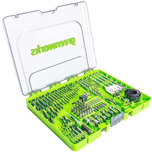 Greenworks Bohr- und Schrauberbits (90 Teile umfassendes Set aus Pick and Click Bits passend für alle Bohrmaschinen und Akku-Schrauber) von Greenworks