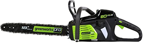 Greenworks Pro 80V 18 Zoll bürstenlose Akku-Kettensäge, nur Werkzeug GCS80450 von Greenworks