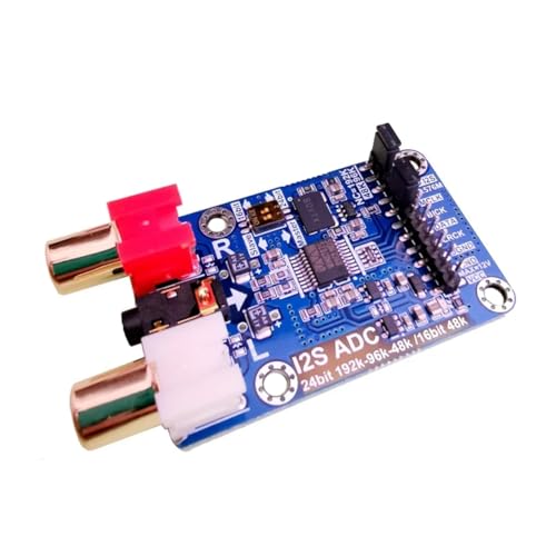Greethga DLHiFi I2S ADC HiFi Audio-Erfassungskartenmodul WM8782S Master-Slave-Entwicklungsplatine 24BIT 192K 96K 48K Blau 1 Stück Greethga DLHiFi I2S ADC HiFi Audio-Erfassungskartenmodul WM8782S Master-Slave-Entwicklungsplatine 24BIT 192K 96K 48K Blau 1 Stück von Greethga