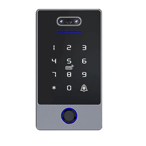 Greethga TTLock Zugangskontrolltastatur mit Gesichtserkennungssteuerung, Autonomer Zugangskontroller, wasserdichter Fingerabdruck für Lock-B von Greethga