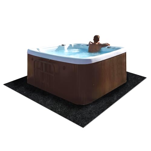 Grefinity Whirlpool-Matte für den Innen- und Außenbereich, aufblasbar, extra große Bodenschutzmatte, wasserdicht, auslaufsicher, waschbar, für oberirdische Pools, 254 x 254 cm Grefinity Whirlpool-Matte für den Innen- und Außenbereich, aufblasbar, extra große Bodenschutzmatte, wasserdicht, auslaufsicher, waschbar, für oberirdische Pools, 254 x 254 cm von Grefinity