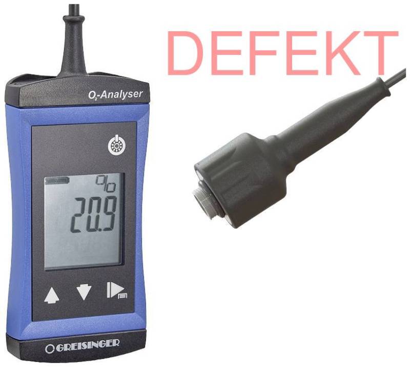 D-Ware Greisinger G1690 Sauerstoff Messgerät 0 100 % Externer Sensor Defektware D-Ware Greisinger G1690 Sauerstoff Messgerät 0 100 % Externer Sensor Defektware von Greisinger