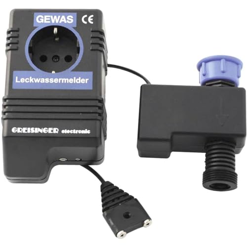 GREISINGER 601910 Wassermelder mit externem Sensor, Stromversorgung über Netzstrom von Greisinger