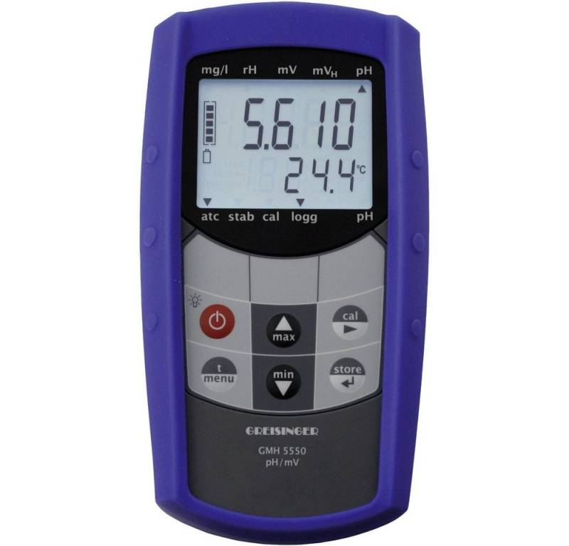 Greisinger Feuchtigkeitsmesser Kombi-Messgerät Greisinger GMH 5550 pH-Wert, Redox (ORP) 2.00 - 16.00 von Greisinger