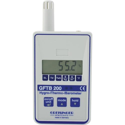 Greisinger GFTB 200 Luftfeuchtemessgeraet (Hygrometer) 0% rF 100% rF Taupunkt-/Schimmelwarnanzeige von Greisinger