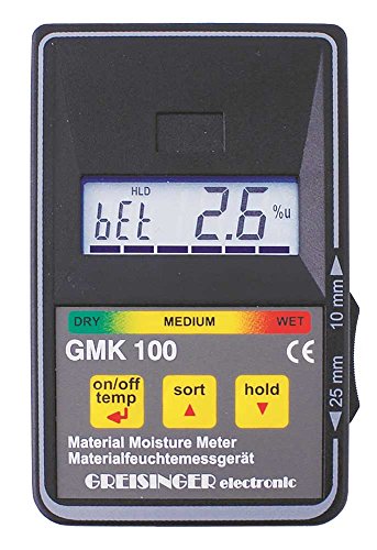 Greisinger GMK 100 Materialfeuchtemessgerät Messbereich Baufeuchtigkeit (Bereich) 0 bis 8% vol Mess von Greisinger