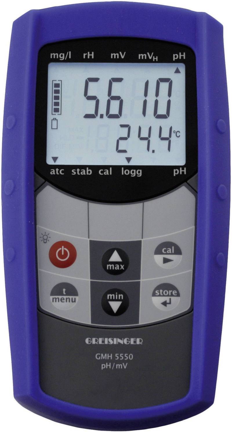 Greisinger Kombi Messgerät Gmh 5530 P H Wert Redox Orp 2.00   16.00 P H Kalibriert B-Ware von Greisinger