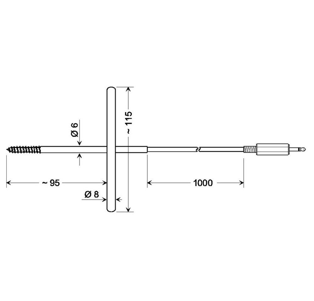 Greisinger Thermodetektor Greisinger GGF 175 Gefriergutfühler -70 bis 200 °C Fühler-Typ Pt1000 von Greisinger