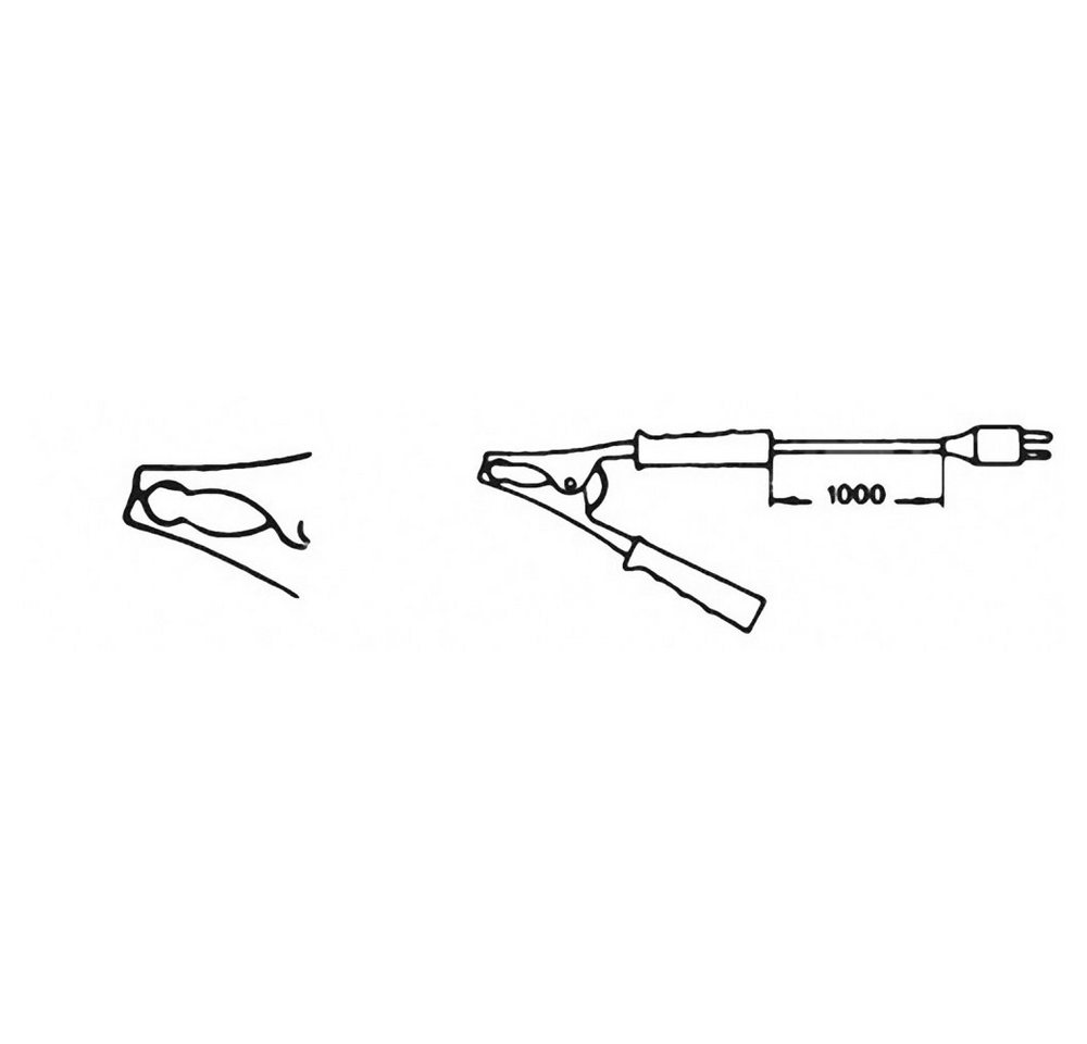 Greisinger Thermodetektor Greisinger GTZ 300 Zangenfühler -65 bis 150 °C Fühler-Typ K von Greisinger