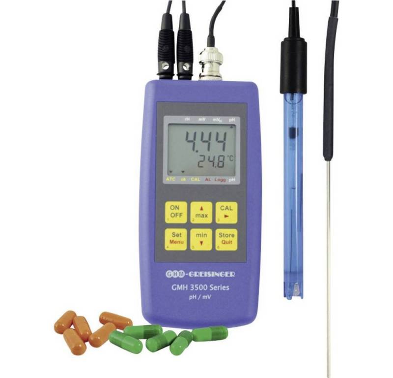 Greisinger Wasserzähler pH-/Redox-/Temperatur-Messgerät GMH3511 SET von Greisinger