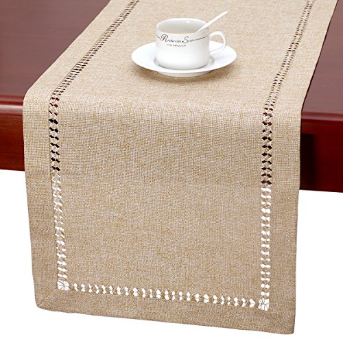 Grelucgo Handgefertigter Tischläufer oder Kommode, rechteckig, 35,6 x 91,4 cm, Beige Grelucgo Handgefertigter Tischläufer oder Kommode, rechteckig, 35,6 x 91,4 cm, Beige von Grelucgo