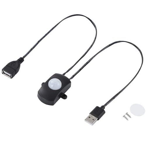 Greluma 1 Stück DC 5-24V 2A Mini PIR Bewegungsmelderschalter,Belegungsmelderschalter für DIY LED Beleuchtung,PIR Infrarot Bewegungsmelder Detektor,automatischer Schalter,LED Streifen mit USB Anschluss Greluma 1 Stück DC 5-24V 2A Mini PIR Bewegungsmelderschalter,Belegungsmelderschalter für DIY LED Beleuchtung,PIR Infrarot Bewegungsmelder Detektor,automatischer Schalter,LED Streifen mit USB Anschluss von Greluma