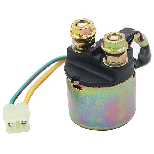 Greluma 1 Stück SND6073 Startermagnetrelais für Honda TRX90 TRX400 TRX450 TRX450ES TRX350 TRX500 TRX650 TRX680 FourTrax Foreman Rancher Rubicon Pioneer 700 35850-HM7-000 von Greluma