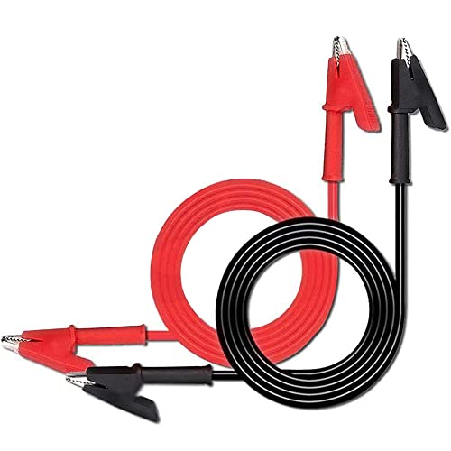 Greluma 2PCS Krokodilklemmen-Messleitungen Zweiseitige Krokodildraht-Kabel mit Isolatoren-Clips Testen Sie flexibles Kupferkabel für elektrische Tests 3.3ft / 1m Greluma 2PCS Krokodilklemmen-Messleitungen Zweiseitige Krokodildraht-Kabel mit Isolatoren-Clips Testen Sie flexibles Kupferkabel für elektrische Tests 3.3ft / 1m von Greluma
