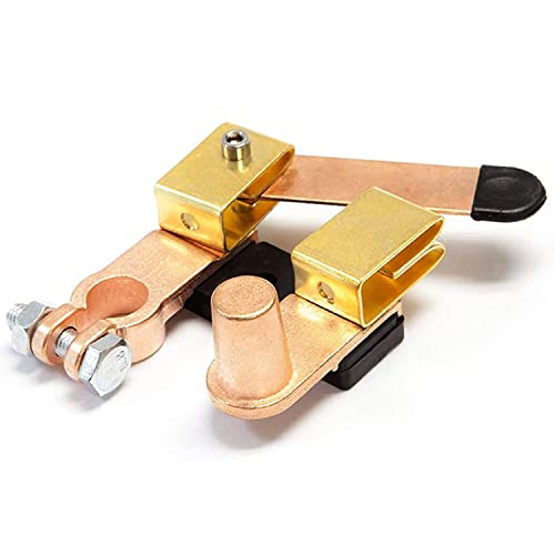 Greluma Messerklingen-Hauptschalter am oberen Pfosten, 12V/24V 2 Richtungen Batterietrennschalter Isolator Stromunterbrechung für Marine Auto Boot RV ATV (Negativ) von Greluma