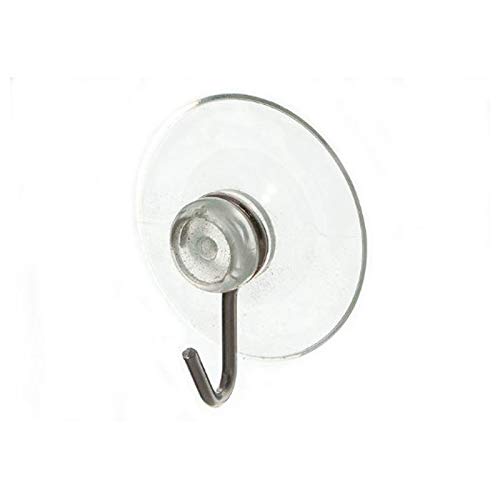 Grendly PVC Vakuumfensterhaken klar Draht Haken 32MM (Packung mit 10) von Grendly