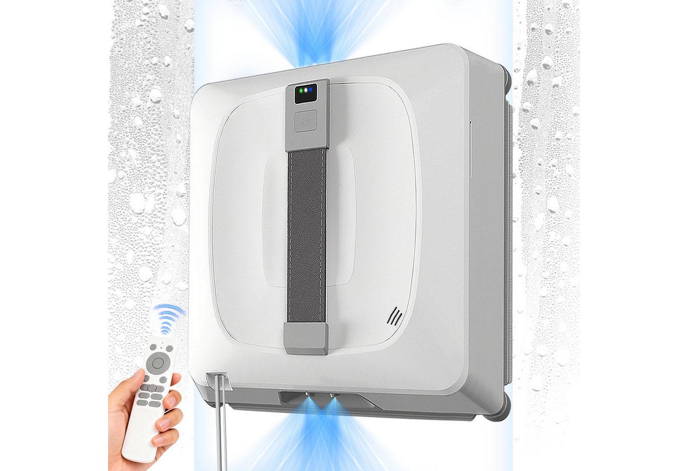 Grenintol Fensterputzroboter Automatischer Fensterputzroboter 8000PA,Fenstersauger mit Water Tank, Fensterreiniger mit 4 Sprühdüsen,innov.Sprühsystem & Lasersensoren Grenintol Fensterputzroboter Automatischer Fensterputzroboter 8000PA,Fenstersauger mit Water Tank, Fensterreiniger mit 4 Sprühdüsen,innov.Sprühsystem & Lasersensoren von Grenintol