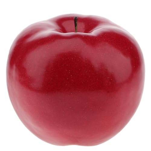 Gresorth 1pc Künstlich Groß Größe Dunkel Rot Apfel Fälschung Frucht Lebensecht Dekoration für Haus Küche Tisch Gruppe Weihnachten Anzeige - 16 cm Gresorth 1pc Künstlich Groß Größe Dunkel Rot Apfel Fälschung Frucht Lebensecht Dekoration für Haus Küche Tisch Gruppe Weihnachten Anzeige - 16 cm von Gresorth