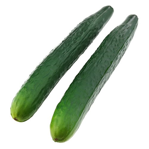 Gresorth 2 Stück Weich PU Stoff Künstlich Lebensecht Grün Gurke Fälschung Gemüse Dekoration Gresorth 2 Stück Weich PU Stoff Künstlich Lebensecht Grün Gurke Fälschung Gemüse Dekoration von Gresorth