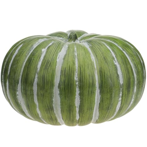 Gresorth 48cm Gefälschte Extra Groß Kürbis Grün Modell Künstliche Plastic Gemüse Dekoration Realistic Herbst Früchte Handgemacht Lebensecht Handwerk Hochzeit Anzeigen von Gresorth