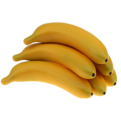 Gresorth 6 Stück Künstliche Lebensechte Banane Deko Gefälschte Früchte Obst Party Festival Dekoration Gresorth 6 Stück Künstliche Lebensechte Banane Deko Gefälschte Früchte Obst Party Festival Dekoration von Gresorth