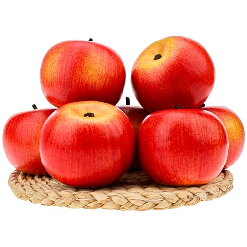 Gresorth 6 Stück Lebensechte Künstliche Rot Apfel Faux Gefälschte Apfels Früchte Obst Deko Gresorth 6 Stück Lebensechte Künstliche Rot Apfel Faux Gefälschte Apfels Früchte Obst Deko von Gresorth