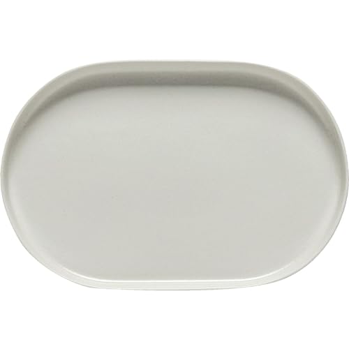 Grestel - Produtos Ceramicos, S.A. »Redonda« Platte oval von Costa Nova, Höhe: 28 mm, Länge: 333 mm, White von Grestel - Produtos Ceramicos, S.A.