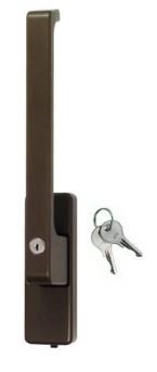 Gretsch-Unitas GU Schiebetür PSK Drehgriff abschließbar DIRIGENT 966/976 DIN Links braun UC5 mit Aussperrsicherung 34225 K-13971-02-L-5 von Gretsch-Unitas