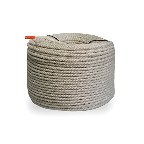 Grevinga® Naturfaser Sisal-Seil Ø 6 mm (versch. Längen) (20 Meter) von Grevinga