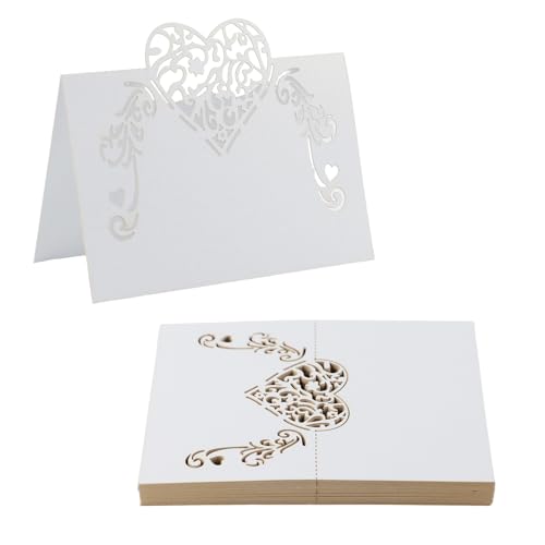 Greyoe Tischkarten Hochzeit - 50 Weiße Tischdeko Hochzeit Tischdeko für Geburtstag Konfirmation Kommunion Taufe Feier usw Greyoe Tischkarten Hochzeit - 50 Weiße Tischdeko Hochzeit Tischdeko für Geburtstag Konfirmation Kommunion Taufe Feier usw von Greyoe