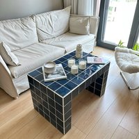 Gefliester Couchtisch, Retro von GridDesignShop