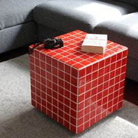 Tiled Cube Tisch Box von GridDesignShop